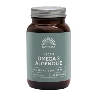 Vegan omega 3 algenolie DHA 375mg EPA 125mg