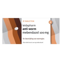 Leidapharm / Wormenkuur - Mebendazol 100 mg