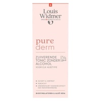 Louis Widmer / Purederm tonic zonder alcohol ongeparfumeerd