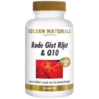 Golden Naturals / Rode gist rijst & Q10 + gratis magnesium bisglycinaat
