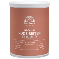 Rode bieten poeder biologisch