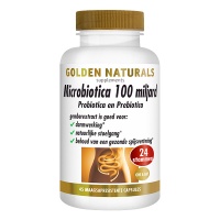 Golden Naturals / Microbiotica 100 miljard voordeelverpakking | tijdelijk 25% korting!