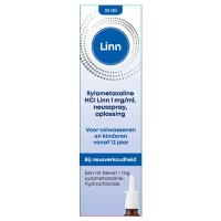 Neusspray xylometazoline 1 mg/ml