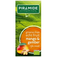 Piramide / Groene thee mango en gember eko 