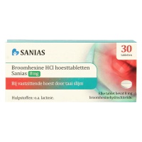 Hoesttabletten - Broomhexine  8 mg