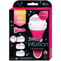 Wilkinson / Intuition island berry apparaat + 3 mesjes